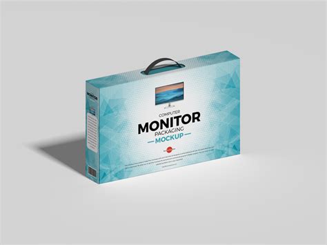 Free Computer Monitor Packaging Mockup Free Mockup Zonefree Mockup Zone