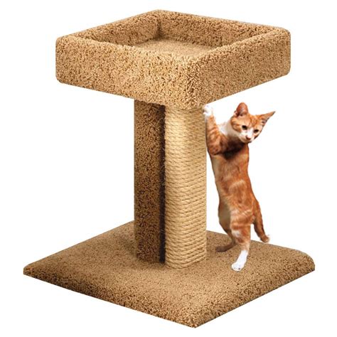 Cat Scratcher With Perch Sisal And Carpet Scratching Posts