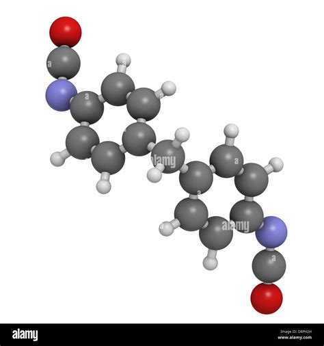 Methylene Diphenyl Diisocyanate Molecule Mdi Polyurethane Pu
