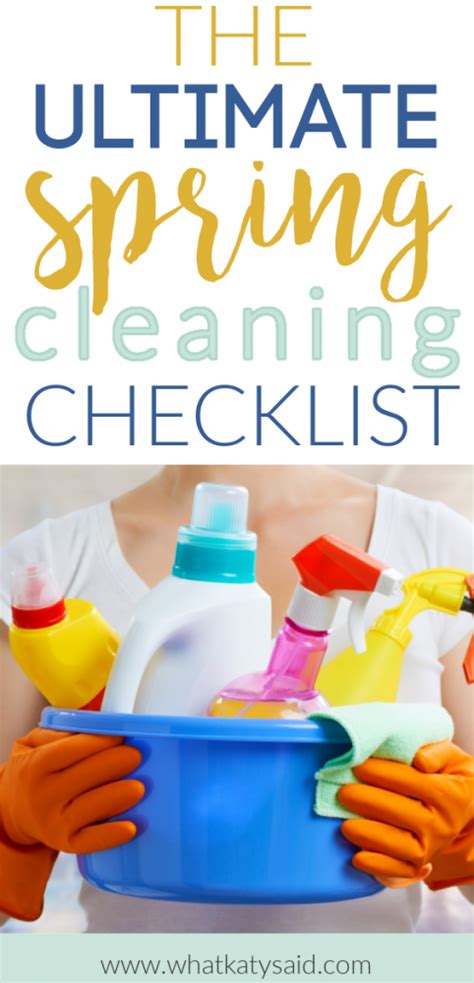 How To Spring Clean Your House Step By Step With Printable Pdf