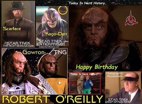 Happy Birthday Robert Oreilly Star Trek Funny Star Trek Enterprise