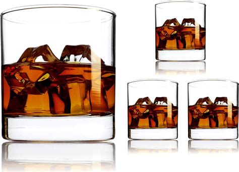 Luxury Whiskey Glasses Made In Usa Thick Bottom Heavyweight Lead Free Crystal
