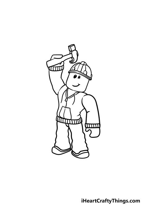 How To Draw A Roblox Character Hutchinson Hastionly