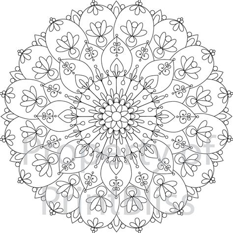 The easy mandala coloring pages include 10 different coloring worksheets featuring simple mandala flowers and free printable mandalas for beginners. 7. Flower Mandala printable coloring page. | Mandala ...