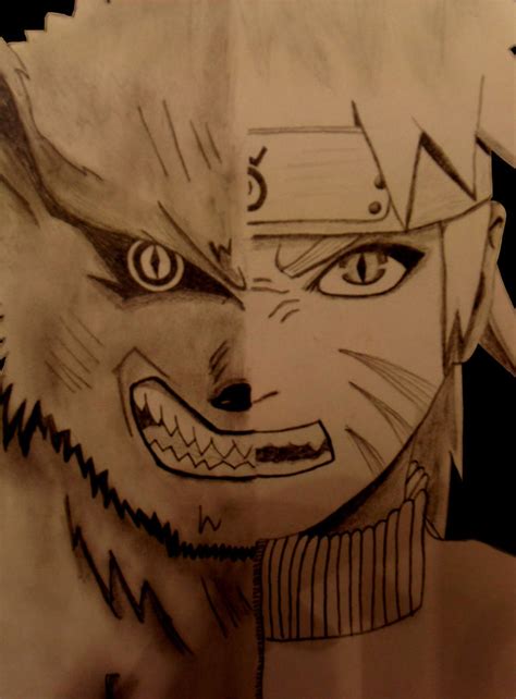 Naruto And The Nine Tailed Demon Fox By Nightwishcharl On Deviantart