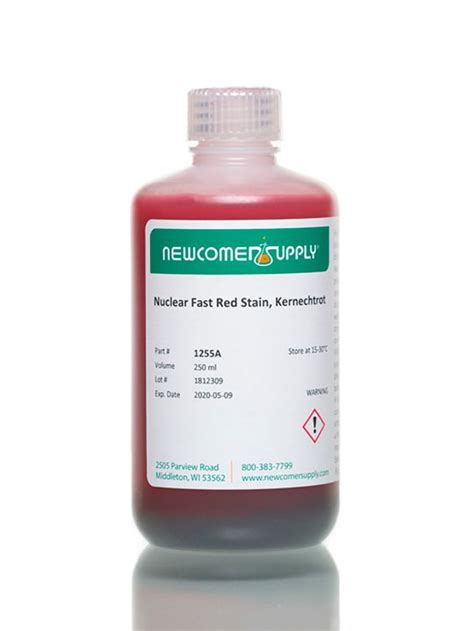 Newcomer Supply Nuclear Fast Red Stain Kernechtrot L Excellent Counterstain Fisher