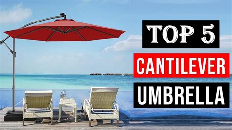 Best Cantilever Umbrella 2023 Top 5 Best Cantilever Umbrellas Review Youtube