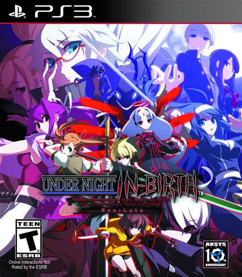 under night in birth exe late playstation 3 aksys games video games