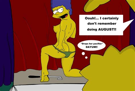 Rule 34 Ass Back View Breasts Color Female Golf Club Human Kneeling Maggie Simpson Marge
