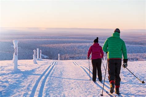 Cross Country Skiing In Lapland Santas Lapland