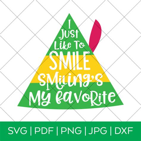 Smilings My Favorite Svg File Elf Svg Pineapple Paper Co