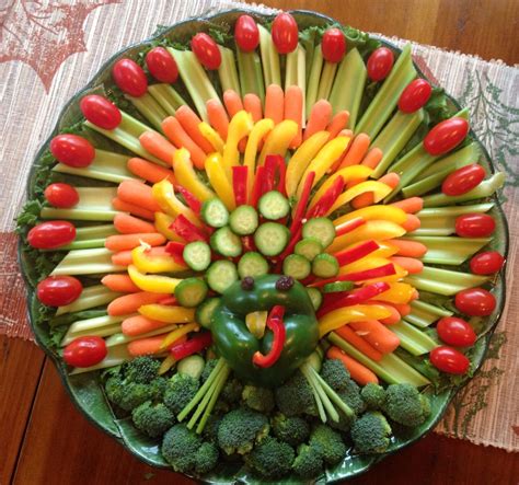 Turkey Veggie Tray Almost Didnt Want To Touch It When I Was Finished