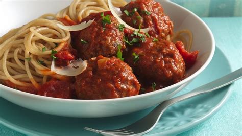 Simple angel hair pasta side, with olive oil, garlic, herbs and parmesan. Spicy Parmesan Meatballs with Angel Hair Pasta Recipe ...