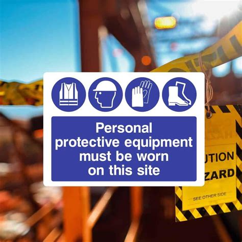 Construction Ppe Signs Uk Site Safety Signs