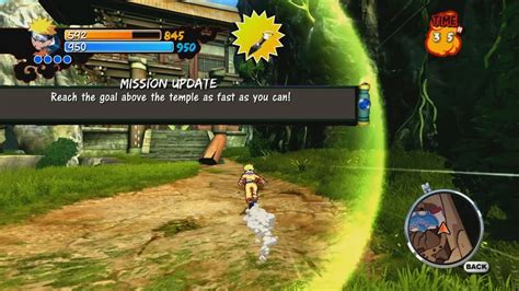 Naruto Rise Of A Ninja Walkthrough Part 40 Temple Ninja Race Mission