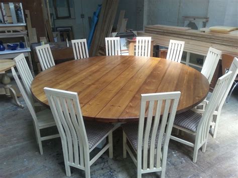 A folding table top will work well every day as well for a special occasion. Large Dining Tables 8,10,12, 14 seater Large Round Hoop ...