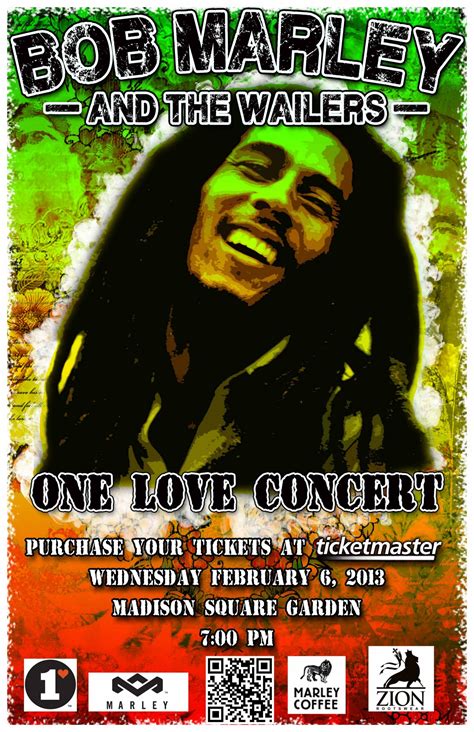 Shop best selling bob marley posters; Bob Marley - Mock Concert Poster by KayFriday on DeviantArt