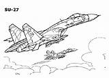 Fighter Coloring Aircraft sketch template