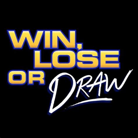 It is one of the possible outcomes of a game, along with a win for white (loss for black). Win, Lose or Draw - Logopedia, the logo and branding site