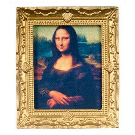 Dollhouse Mona Lisa In Frame