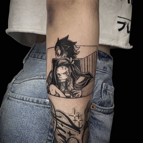 I Do Anime Tattoos Heres One From The Other Day Hope You Guys Like