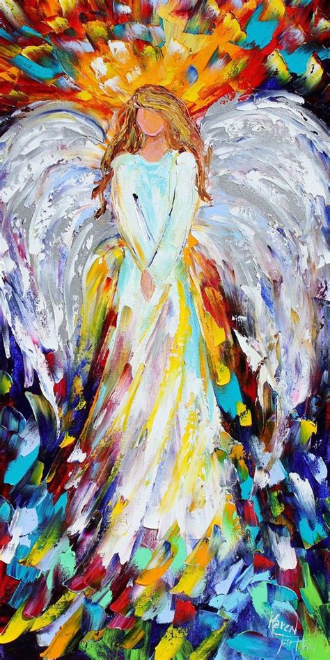 Angel Of Hope And Light 18 X 36 Giclee Print On