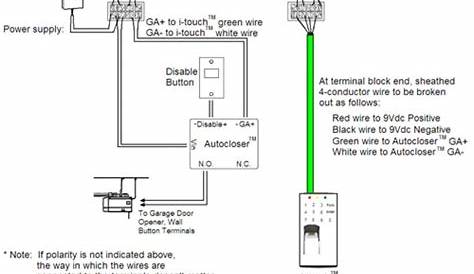 garage door opener safety sensor wiring