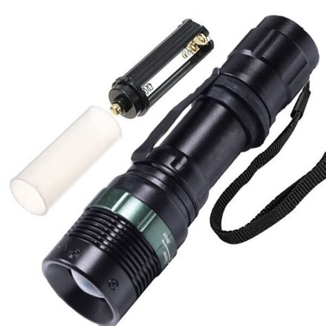 Power Style Cree Led Rechargeable Torch Zoom Flashlight 18000 Lumens