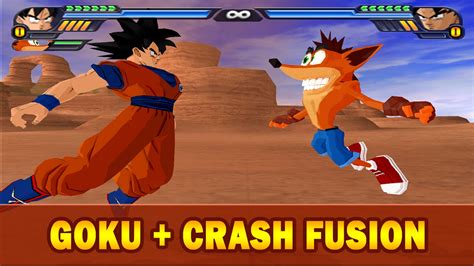 Goku And Crash Bandicoot Fusion Crashku Dbz Tenkaichi 3 Mod Youtube