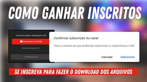 Garantido Como Ganhar Inscritos No Youtube Com Desbloqueio Dos Seu