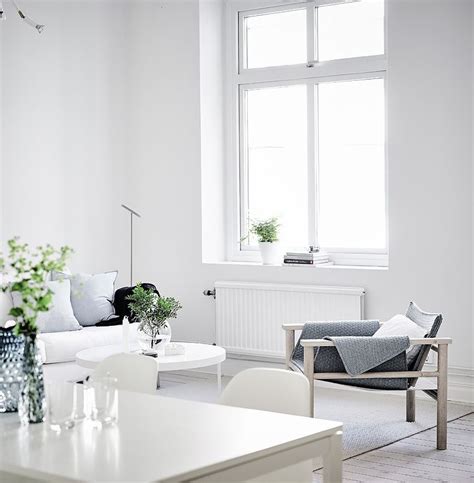 White And Soft Grey Coco Lapine Design White Living Room Decor