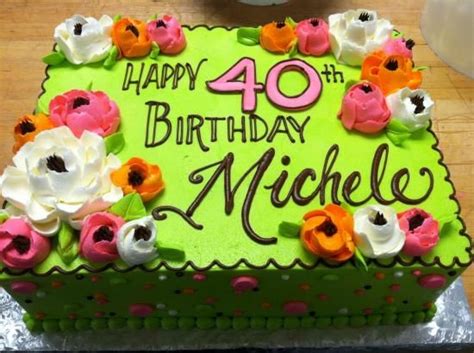 Happy Birthday Michelle Cake White Flower Cake Shoppe Flower Cake Cake