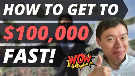 How To Get To Your First 100 000 Fast 💥 Save Up 100k By Age30 Youtube