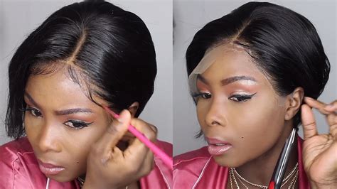 Cute Short Bob Wig Lace Front Install And Styling Ft Wow African Youtube