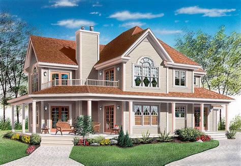 Wonderful Wrap Around Porch 2118dr Architectural Designs House Plans