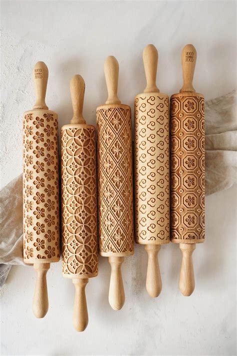 NIPPON Set Of 5 Rolling Pins For Cookies Perfect Gift Etsy Cute