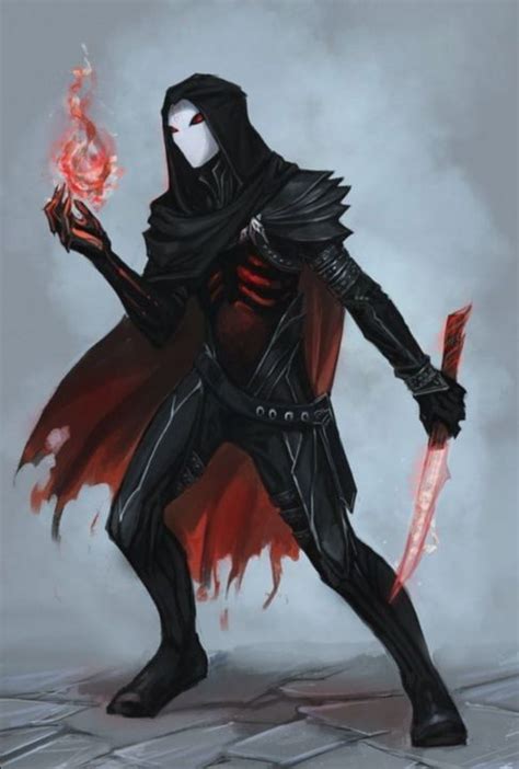 A Man Dressed In Black And Holding A Red Fire Ball With His Right Hand