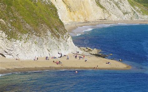 Durdle Door One Of The Jurassic Coast`s Most Iconic Landscapes During
