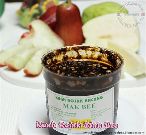 Kuah rojak buah resepi mudah jualan laku keras. HomeKreation - Kitchen Corner: Kuah Rojak Kacang Mak Bee