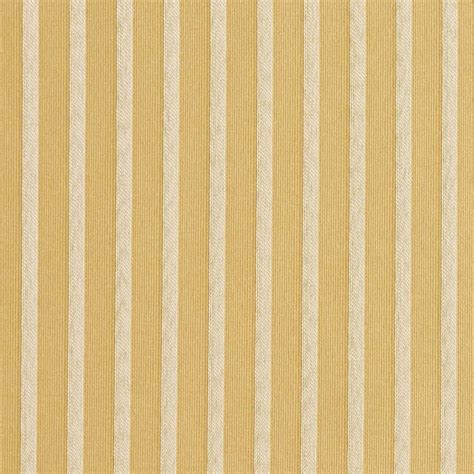 Gold Striped Jacquard Woven Upholstery Fabric By The Yard