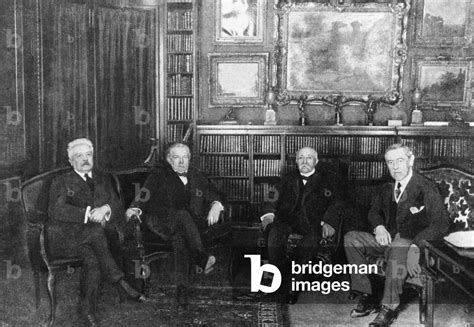 Vittorio Emanuele Orlando David Lloyd George Georges Clemenceau And