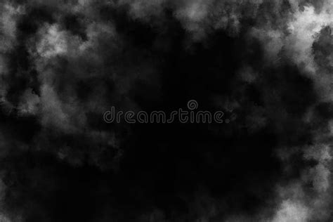 Dark Black Dramatic Smoke Realistic Dust And Smoke Effect Overlay Black