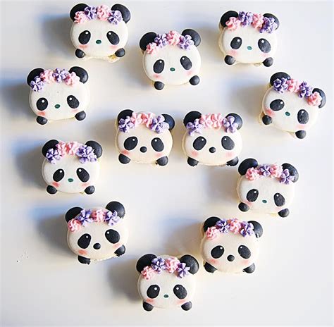 Panda Macarons By Laurensia Eveline Dous Dolce Dousdolce Panda