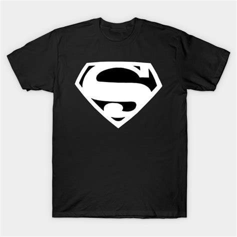 Superman 1978 Black Suit Logo Christopher Reeve Superman T Shirt