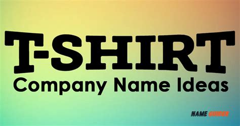 640 T Shirt Company Name Ideas 2023 Name Guider