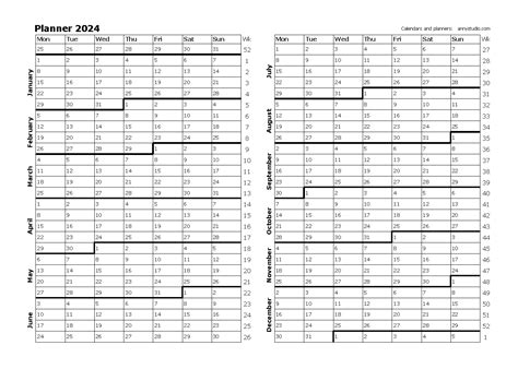 Printable Yearly Planner Calendar Fsu Fall Calendar