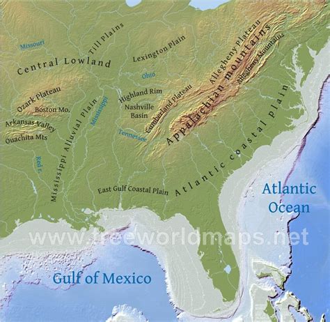 Southeastern Us Map