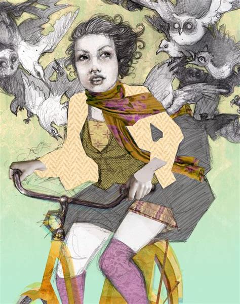 Bike Birds By ~arisashi On Deviantart Bicycle Painting Bike Art