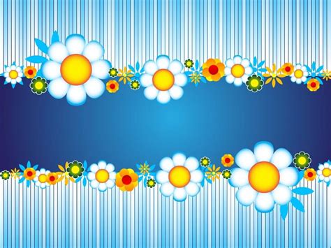 It's one of the creative animated powerpoint templates free download. 3D Pics: Flower pattern wallpaper