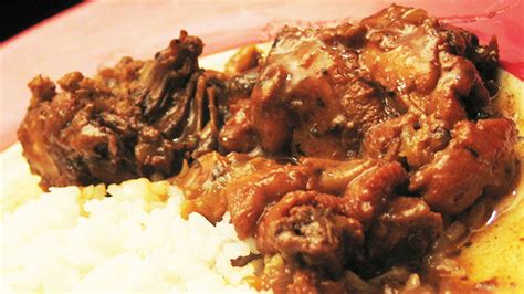 Chicken Back Brown Stew Jamaican Dinners